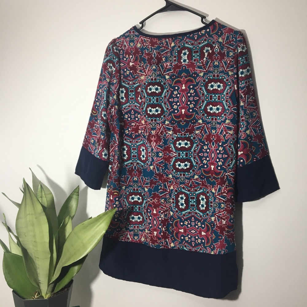 Tinley | Boho Inspired 3/4 Sleeve Tunic Size S - Picture 6 of 8